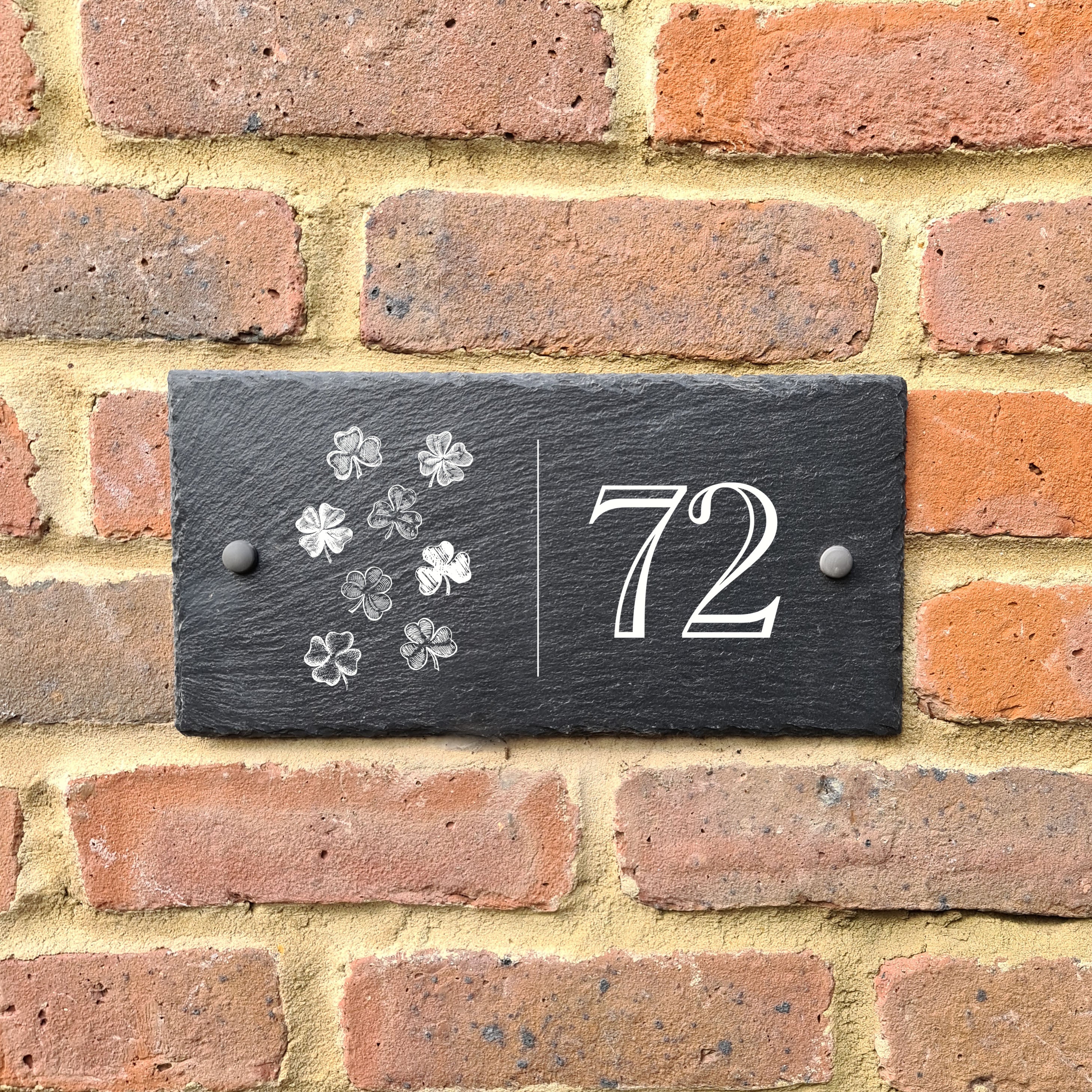 Slim UK and Ireland Line Emblem Slate - Apollo Printing