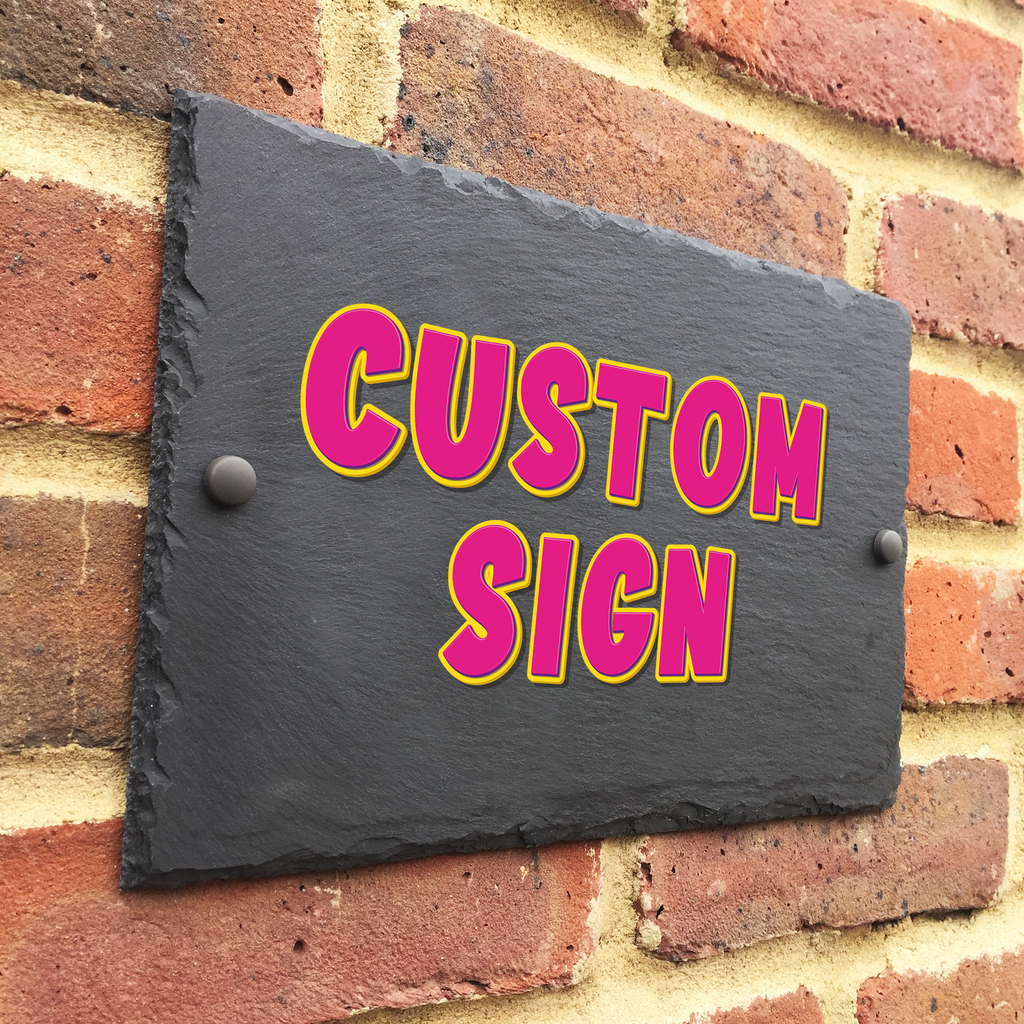 Custom Slate Sign – Apollo Printing
