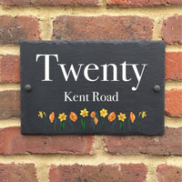 Poppy and Daffodil Slate - Apollo Printing