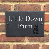 Line Hare Text Slate - Apollo Printing
