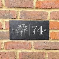 Slim UK and Ireland Line Emblem Slate - Apollo Printing