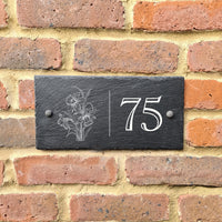 Slim UK and Ireland Line Emblem Slate - Apollo Printing