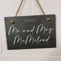 Hanging Slate Sign - Apollo Printing