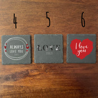 Valentine's Coaster Mix and Match 2 Coaster Set - Apollo Printing
