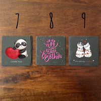 Valentine's Coaster Mix and Match 2 Coaster Set - Apollo Printing